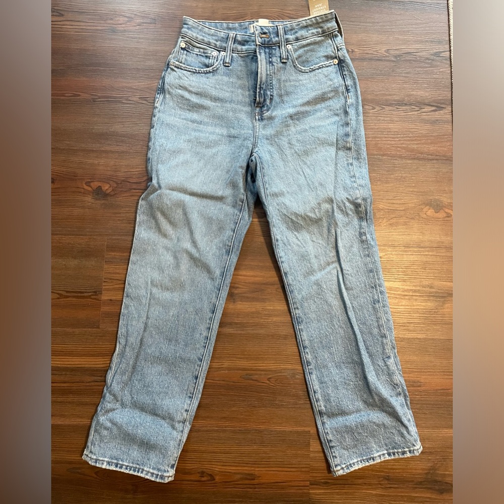 Madewell curvy perfect vintage straight Jean- petite